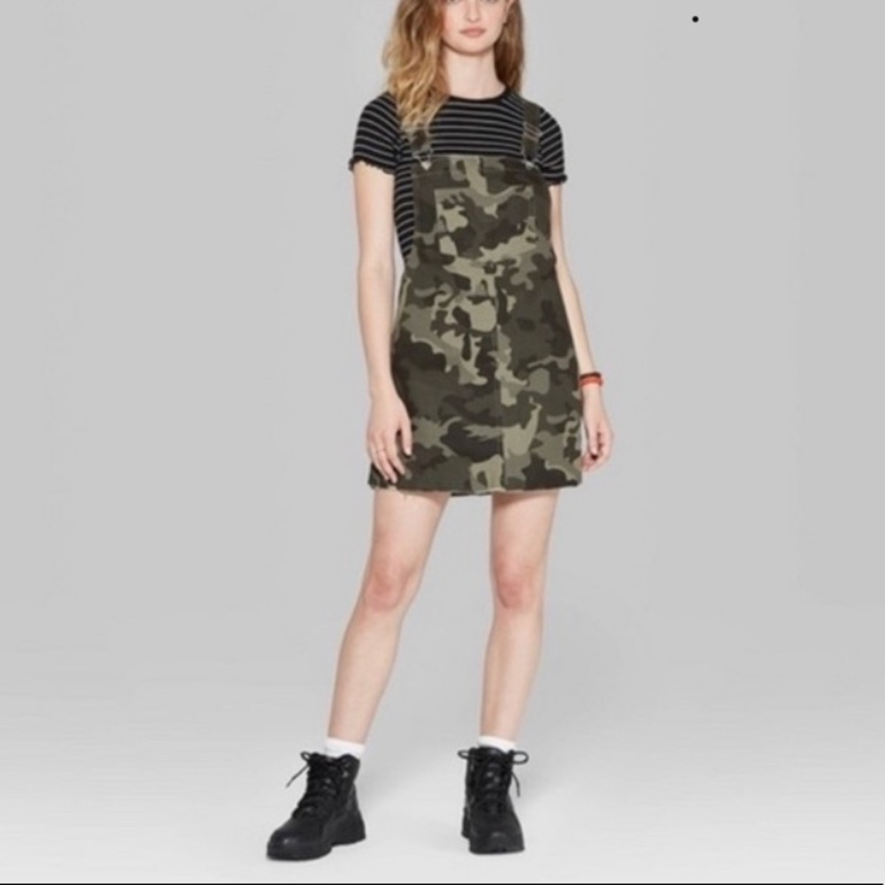 camouflage overall dress - Picture 5 of 5